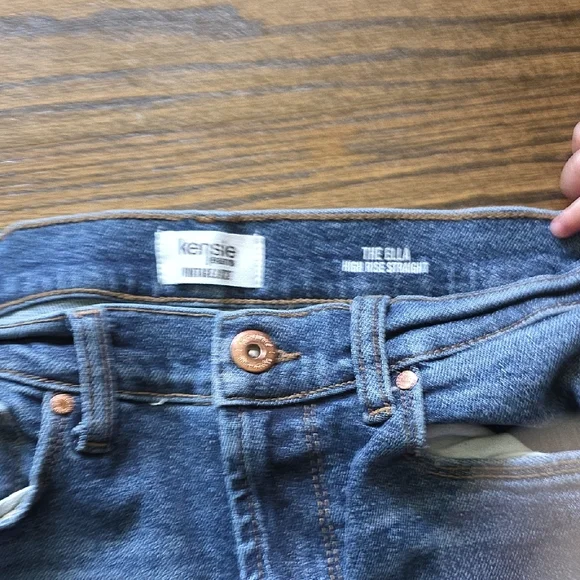 Kensie Blue Ankle Jeans - Picture 4 of 4
